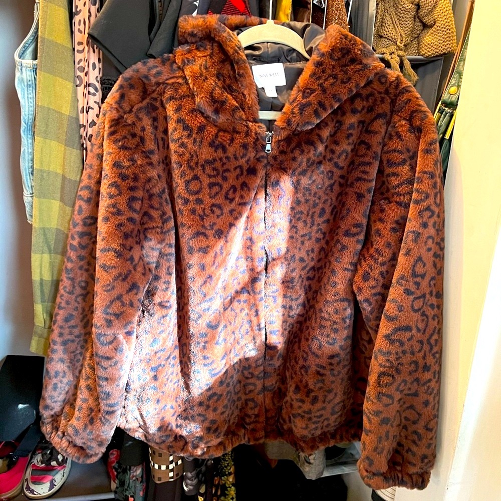 Nine West Faux Fur Jacket